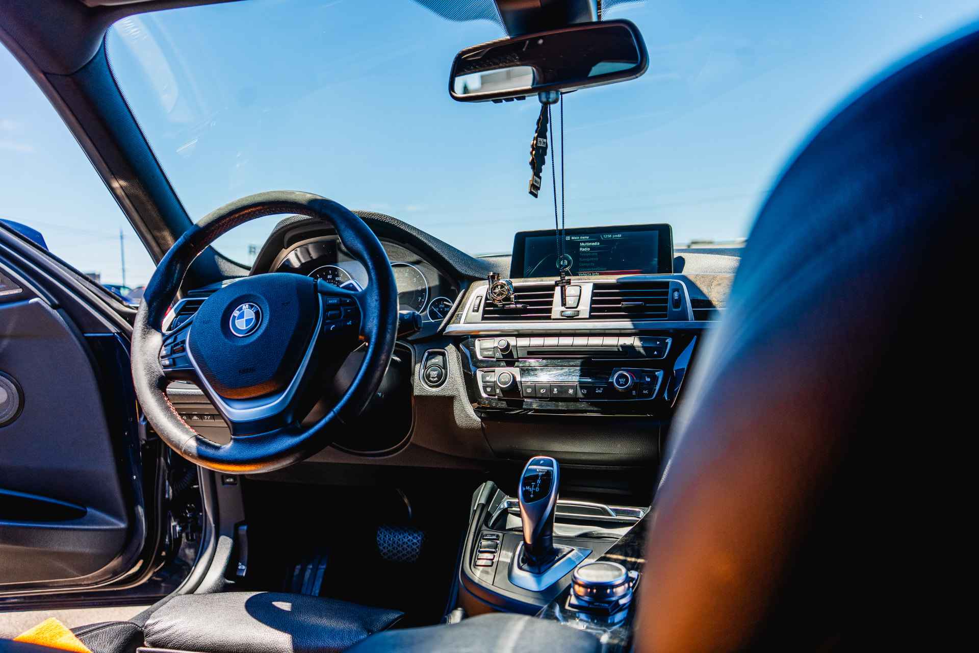 Freshly detailed dashboard and console after a Summer Promo Detail